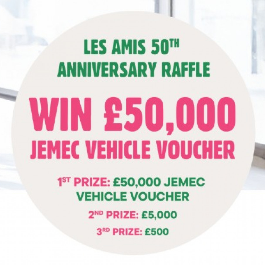 The Les Amis Raffle - Supported by JEMEC